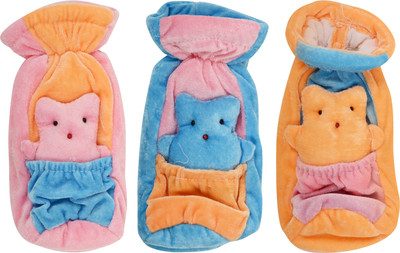 

Joymart Baby Bottle Cover, Velvet Bottle Holder - Pack of 3, High Quality(Multicolor