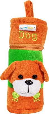 

Ole Baby Pluto Dog Soft Attractive Cute Plush Milk Feeding Carrier 250 ml(Brown