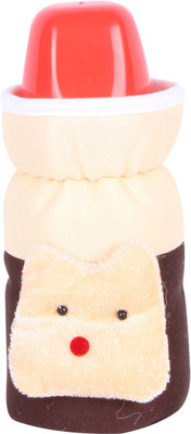 

Ole Baby Dual Color Popup Cat  Bottle Cover(Cream, Brown