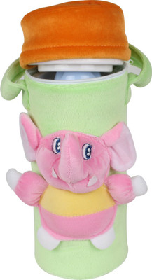

Ole Baby 3D Pop Out Plush Soft Toy Assorted Single Portable Infant Feeding Milk Food Bottle Thermal Warmer Bag Storage Holder (Upto 250ml each)(Green