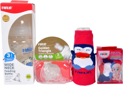 

Farlin Feeding Bottle Set Medium Flow Nipple(Pack of 3 Nipples)