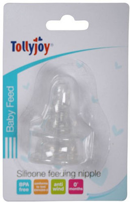 

Tollyjoy Silicon Cross Cut Teats New Born Flow Nipple(Pack of 1 Nipple)