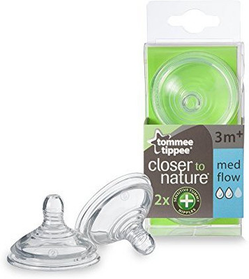 

Tommee Tippee Tippee Anti Colic Nipples Medium Flow Nipple(Pack of 1 Nipple)