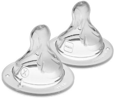 

Mam X Cut Silicone Nipple Medium Flow Nipple(Pack of 2 Nipples)