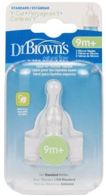

Dr. Brown's Natural Flow Y-Cut Variable Flow Nipple(Pack of 1 Nipple)
