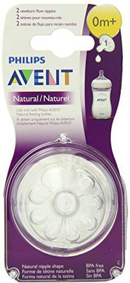 

Philips Avent BPA Free Natural Newborn Flow Nipples Medium Flow Nipple(Pack of 2 Nipples)