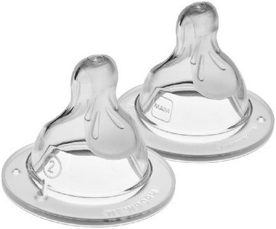 

Mam Nipples Medium Flow 2Plusmonths Medium Flow Nipple(Pack of 2 Nipples)