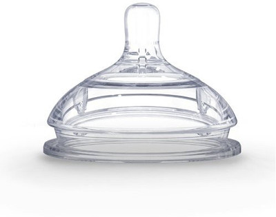 

Comotomo Silicone Replacement Nipple - Clear - Variable Flow Variable Flow Nipple(Pack of 2 Nipples)