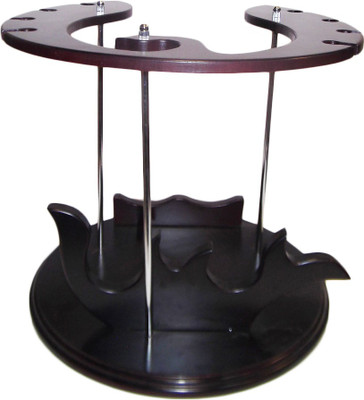 

DARIO Wooden Wine Rack(Black, 6 Bottles)