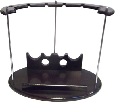 

DARIO Wooden Wine Rack(Black, 6 Bottles)