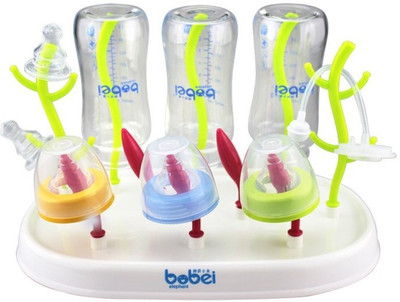 

bobei elephant Plastic Bottle Rack(Multicolor, 5 Bottles)