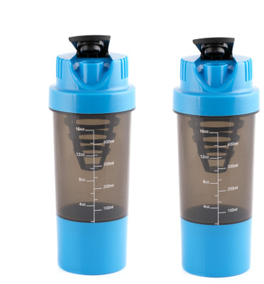 

HAANS Shakeit 1000 ml Shaker(Pack of 2, Blue, Blue)