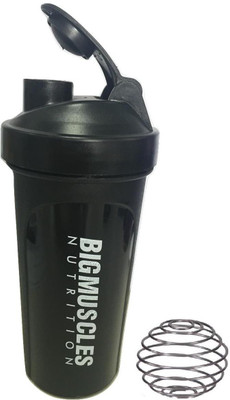 

BIG MUSCLES My Gym 600 ml Shaker(Pack of 1, Black)
