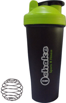 

iShake 11 600 ml Shaker(Green, Purple, Yellow, Pink), Black;green