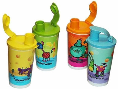 

Tupperware 1 330 ml Sipper(Pack of 4, Multicolor)