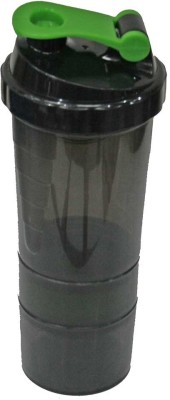 

Adraxx Multi-Pupose Sports Sipper 500 ml Shaker(Pack of 4, Black)