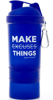 

My 60 Minutes Gym Shaker 500 ml Shaker(Pack of 1, Blue)