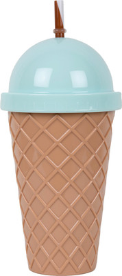 

ROCK THE PARTY ICE CREAM MUG 300 ml Sipper(Pack of 3, Multicolor), Light brown;light green