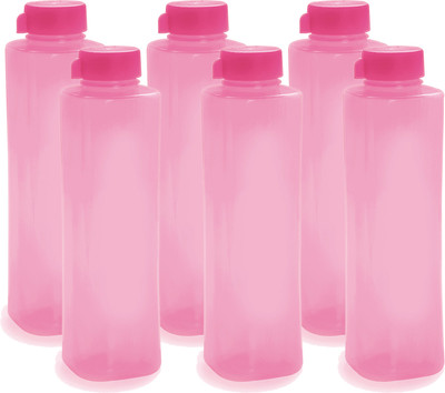 Cello My Style PP 1000 ml Bottle(Pack of 6, Pink) Cello My Style PP 1000 ml Bottle(Pack of 6, Pink)