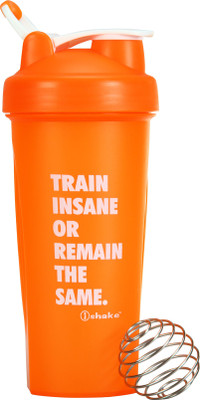 iShake Orange Body White Lid Warrior gym bottle/ Cross Fit 600 ml Shaker(Pack of 1, Orange, White) available at flipkart for Rs.251