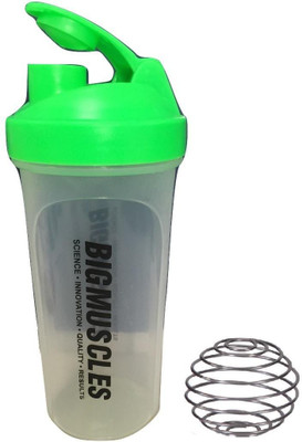 

BIG MUSCLES My Gym 600 ml Shaker(Pack of 1, Multicolor)