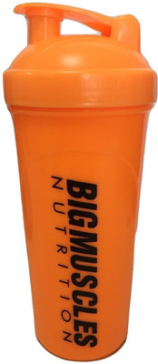

BIG MUSCLES My Gym 700 ml Shaker(Pack of 1, Orange)