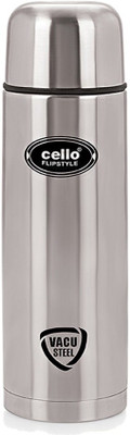 Cello Flip Style 1000 ml Flask(Pack of 1, Silver)