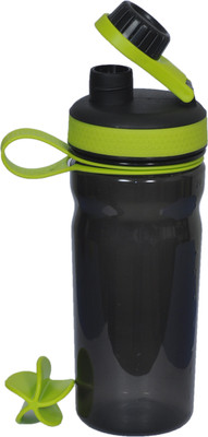 

UDAK Chevalier 600 ml Shaker(Pack of 1, Green, Black), Black;green