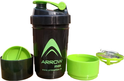 

Arrowmax Spider A-204 Green 500 ml Shaker(Pack of 1, Green, Black)