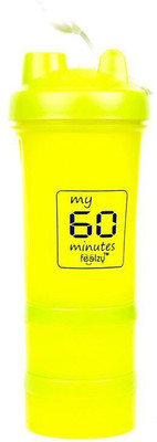 

My 60 Minutes Green Big Boy Gym Shaker 500 ml Shaker(Pack of 1, Green)
