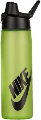

Nike CORE HYDRO FLOW FUTURA WATER BOTTLE 24OZ 709 ml Sipper(Pack of 1, Green, Black), Volt/black
