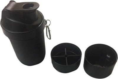 

SPOFIT GYM SHAKER BLACK 400 ml Shaker(Pack of 1, Black)
