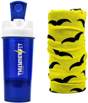 

THUNDERFIT original sipper 500 ml Shaker(Pack of 2, Multicolor)