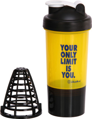 

iShake Hurricane 500 ml Shaker(Pack of 1, Yellow)