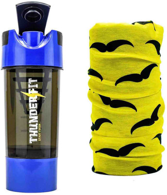 

THUNDERFIT best sipper 500 ml Shaker(Pack of 2, Multicolor)