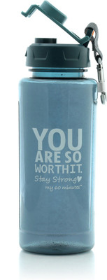 

My 60 Minutes Gym Shaker 600 ml Sipper(Pack of 1, Blue)