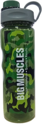 

BIG MUSCLES My Gym 600 ml Shaker(Pack of 1, Green)