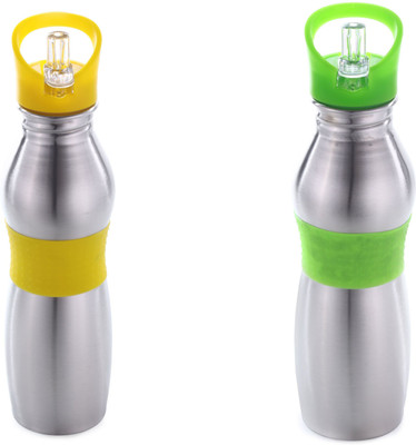 

birdy decntsip-42 600 ml Sipper(Pack of 2, Yellow, Orange), Green;yellow