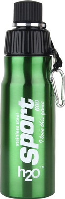 

Vera H20O Stainless Steel Sports Bottle 600 ml Sipper(Pack of 1, Green)