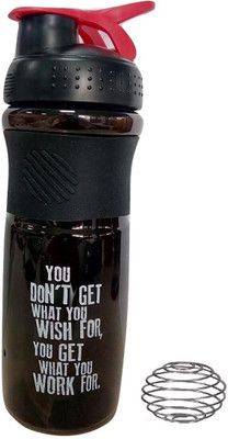 

BIG MUSCLES MY GYM 760 ml Shaker(Pack of 1, Black, Red)
