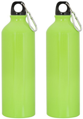 Gadge NEON SPORTS BOTTLE GREEN 750 ml Bottle(Pack of 2, Green)