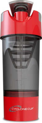 

Cyclone Cup Protien Mixer with Sipper 500 ml Shaker(Pack of 1, Red)