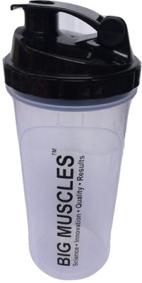 

BIG MUSCLES My Gym 500 ml Shaker(Pack of 1, Clear)