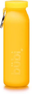

Bubi AWARD WINNING BPA Free Reusable Collapsible Silicone 650 ml Sipper(Pack of 1, Yellow), Lemon