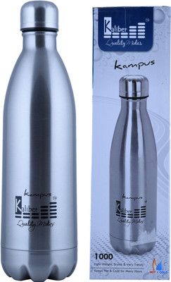 Kaliber KampusSS S1000 1000 ml Bottle(Pack of 1, Silver, Steel)