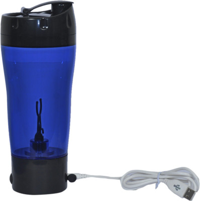 

UDAK USB 500 ml Shaker(Pack of 1, Blue, Black), Black;blue