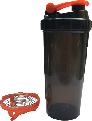 

UDAK Speed 700 ml Shaker(Pack of 1, Orange, Black), Black;orange