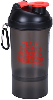 iShake Soot Red 020 gym bottle 500 ml Shaker(Black, Red) available at flipkart for Rs.268