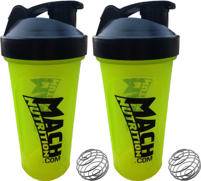 

Mach Nutrition PP5PP5 650 ml Shaker(Pack of 2, Green), Parrot green