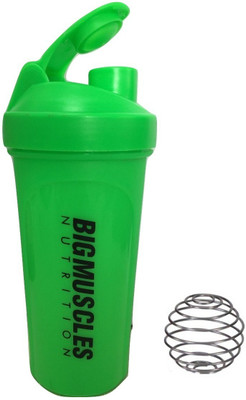 

BIG MUSCLES My Gym 600 ml Shaker(Pack of 1, Green)